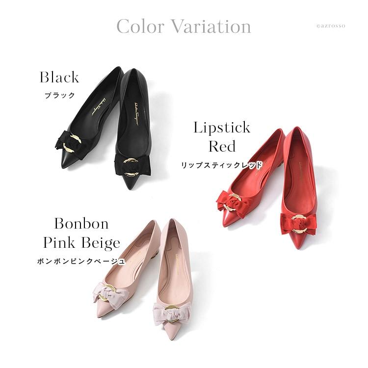 FERRAGAMO リボン パンプス ポインテッドトゥ 大きめ サイズ FERRAGAMO リボン パンプス ポインテッドトゥ 大きめ サイズ