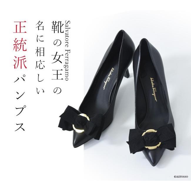 FERRAGAMO フェラガモ パンプス リボン ポインテッドトゥ FERRAGAMO フェラガモ パンプス リボン ポインテッドトゥ