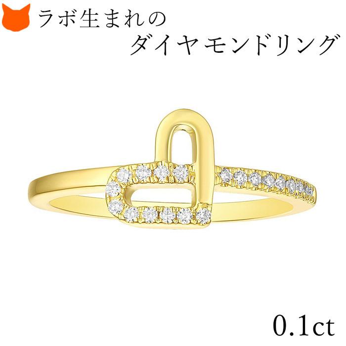 ダイヤモンド ゴールド リング ハート レディース ブランド 華奢