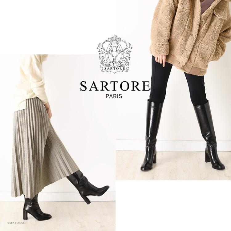 SARTORE サルトル ロングブーツ 黒 レディース ジョッキーブーツ SARTORE サルトル ロングブーツ 黒 レディース ジョッキーブーツ