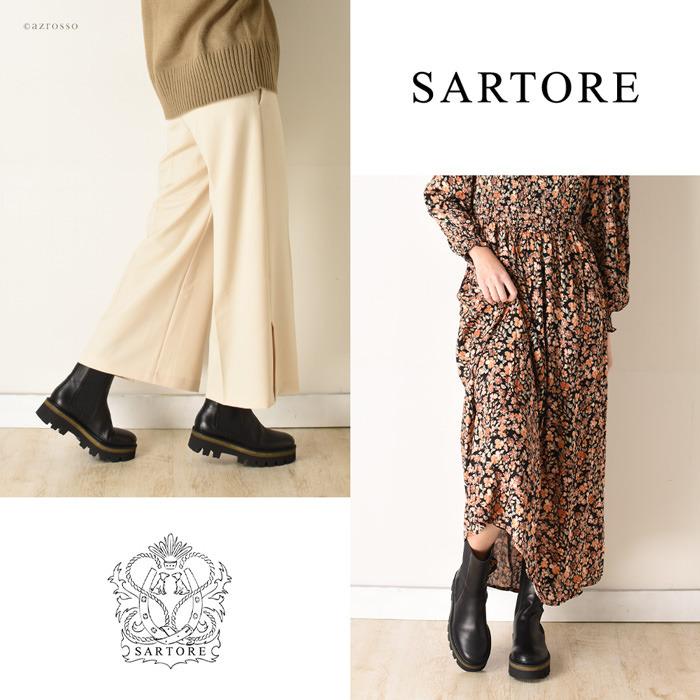 SARTORE サルトル ブーツ サイドゴアブーツ 厚底 レディース 本 SARTORE サルトル ブーツ サイドゴアブーツ 厚底 レディース 本