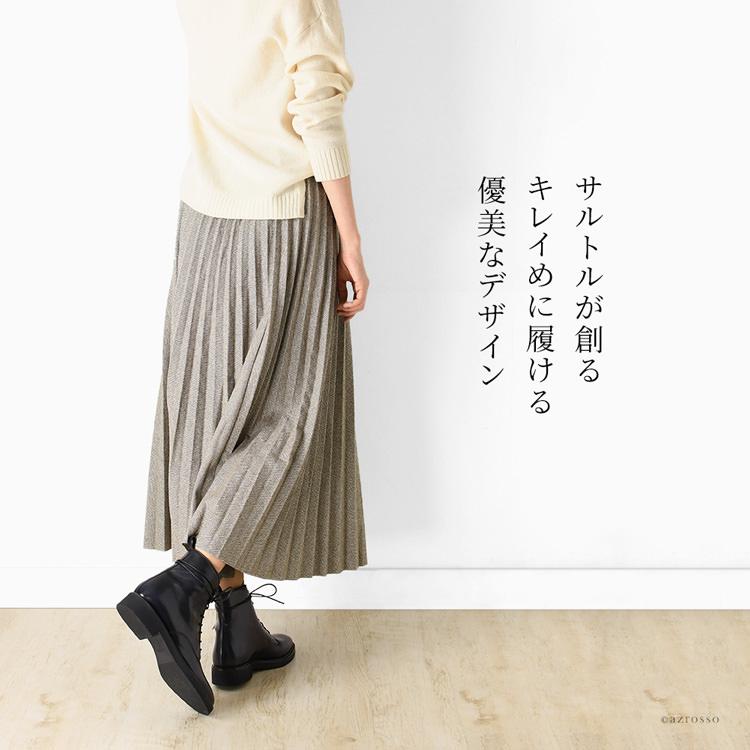 SARTORE レースアップブーツ レディース 本革 編み上げブーツ 黒 SARTORE レースアップブーツ レディース 本革 編み上げブーツ 黒