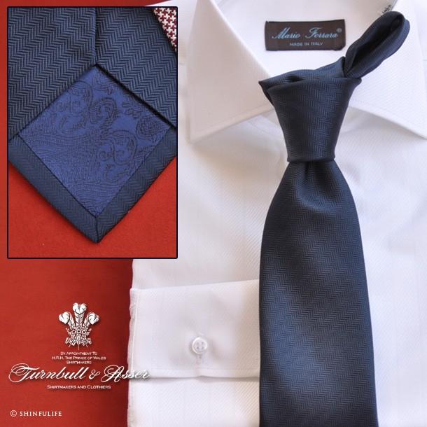 ターンブル&アッサー ネクタイ ストライプ Turnbull Asser ターンブル&アッサー ネクタイ ストライプ Turnbull Asser