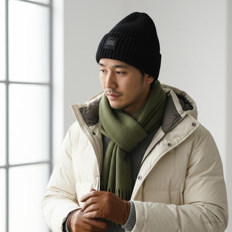UGG ニットキャップ グレー UGG（アグ） ニット帽 レディース ニット キャップ ビーニー 帽