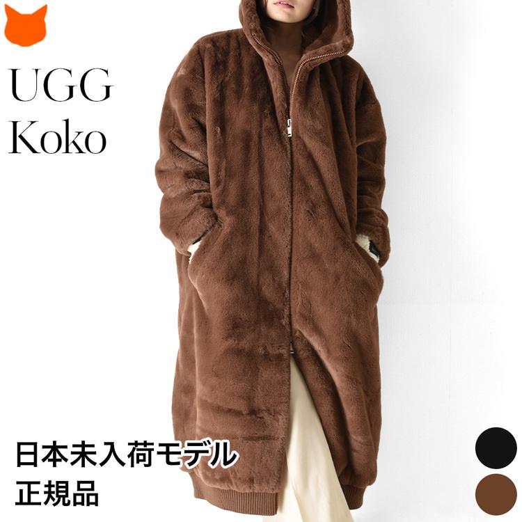 UGG Australia ロングコート フード 付き ファー コート UGG Australia ロングコート フード 付き ファー コート