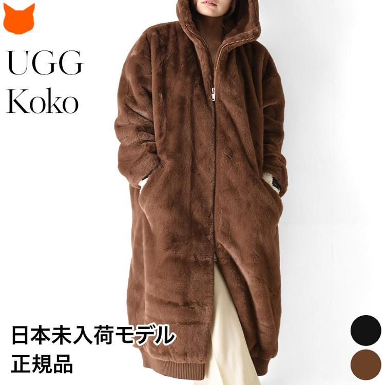 ファー コート ロング アウター レディース ロングコート フード 付き 秋 冬 UGG アグ オーバーサイズ フェイクファー 超 ロング丈  ダブルジップ 黒 茶色 : ug1117512 : ブランドセレクト シンフーライフアザーライフ - 通販 - Yahoo!ショッピング