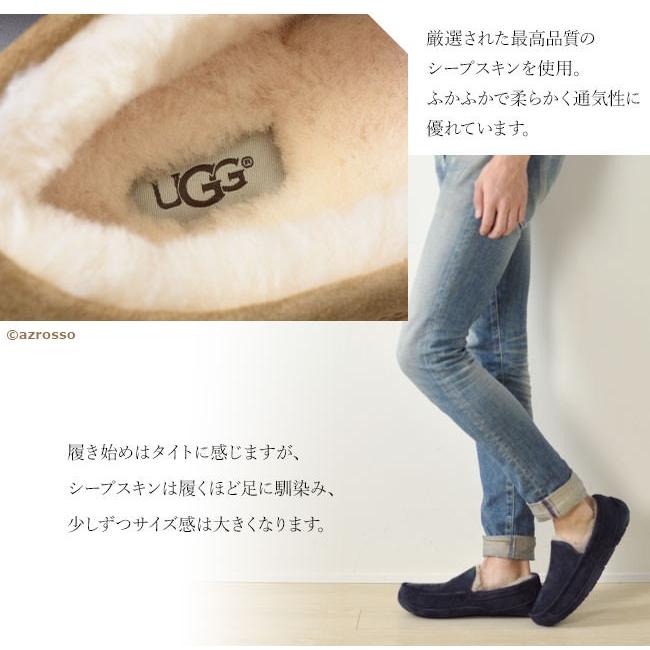UGG Australia メンズ スリッポン ボア ムートンシューズ