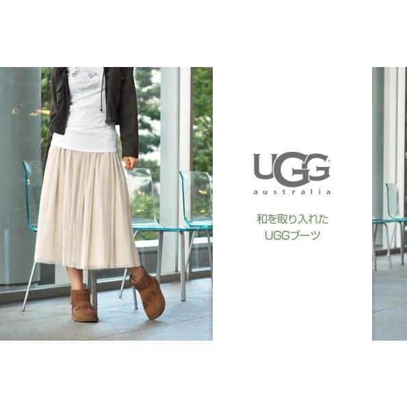 UGG（アグ） クラシック ミニ キモノ レザー ムートン ブーツ