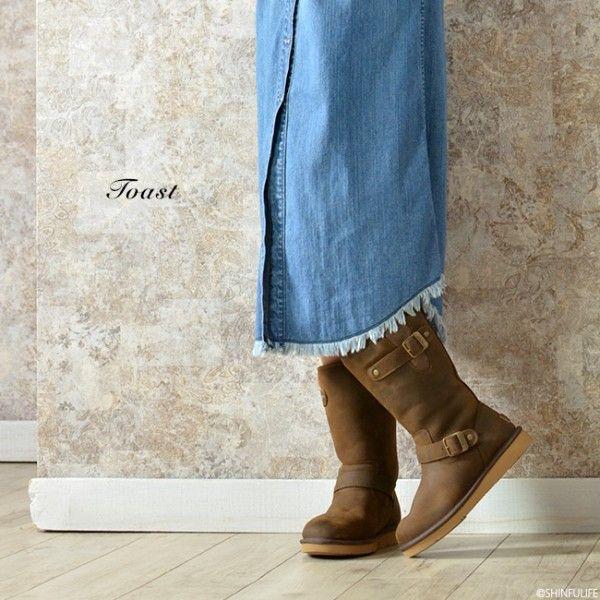UGG エンジニア ブーツ レザー ムートン レディース : ugsutter 