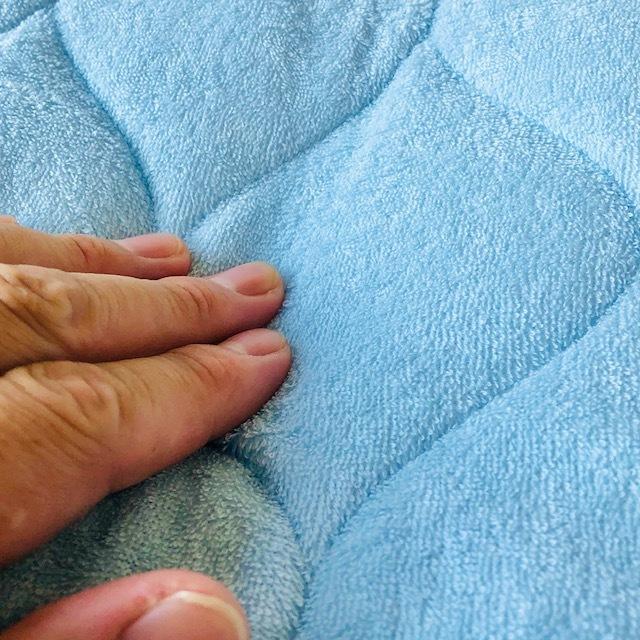 --敷パッド  綿パイル シングル 100×200センチ  日本製 抗菌 防臭 防ダニ SEKマーク ゴム付 取付簡単 洗濯機丸洗い可能  ピンク ブルー アイボリー |  | 11