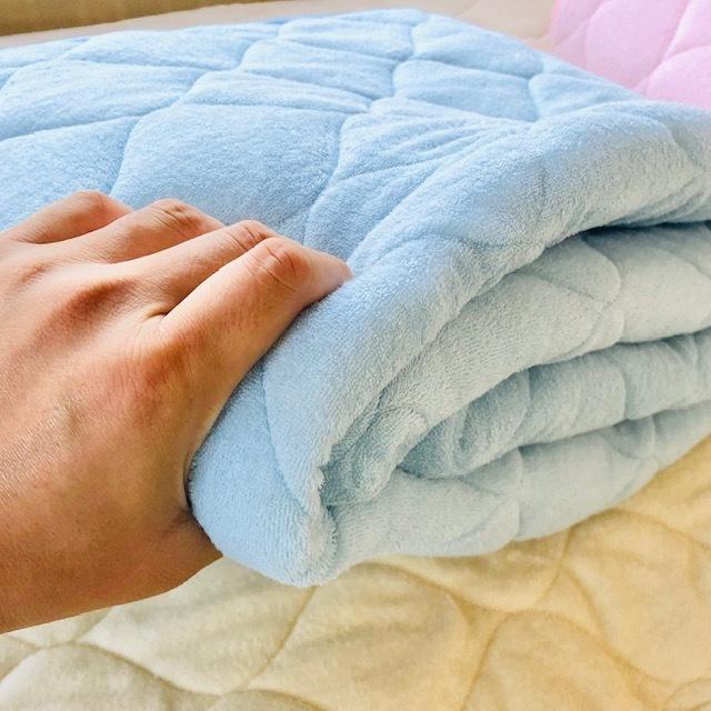 --敷パッド  綿パイル シングル 100×200センチ  日本製 抗菌 防臭 防ダニ SEKマーク ゴム付 取付簡単 洗濯機丸洗い可能  ピンク ブルー アイボリー |  | 13