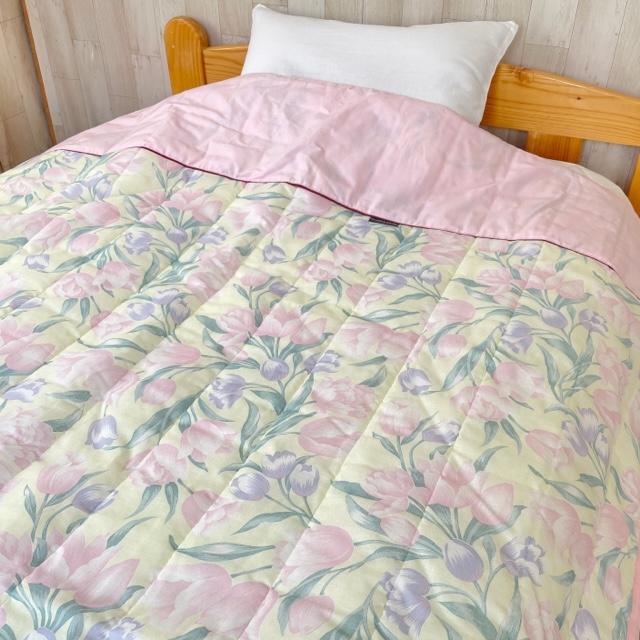 ガーゼケット 花柄 衿付き 日本製 ピンクブルー  洗濯機丸洗い可能 寝具 花柄 国産 肌掛け布団 軽い 薄い  サラサラ 肌触り良い 数量限定 お買い得 新生活 |  | 01