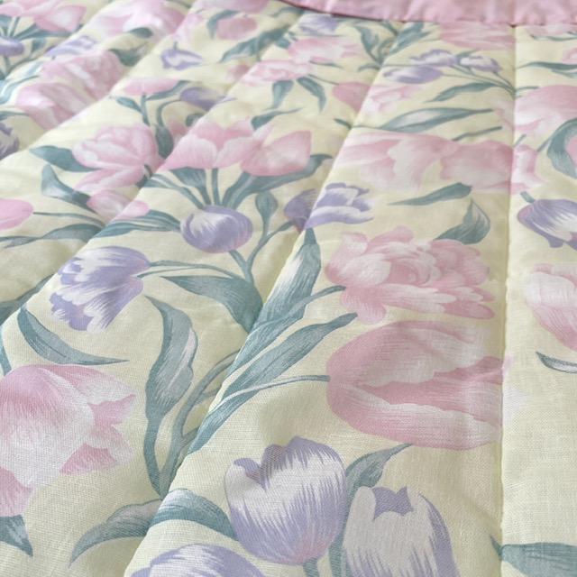 ガーゼケット 花柄 衿付き 日本製 ピンクブルー  洗濯機丸洗い可能 寝具 花柄 国産 肌掛け布団 軽い 薄い  サラサラ 肌触り良い 数量限定 お買い得 新生活 |  | 02