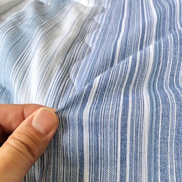 高島ちぢみ 肌掛け布団 ストライプ BL BE 日本製 高島ちぢみ