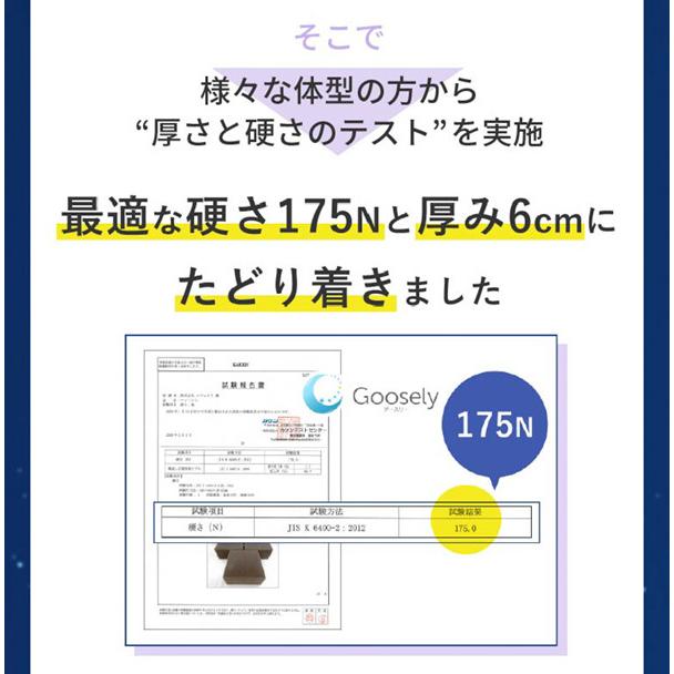 マットレス シングル 三つ折り グースリー 高反発マットレス 通気性 硬め 高反発 体圧分散 軽量 3つ折り シングルマットレス 敷布団 敷き布団 お昼寝マット | Goosely | 08