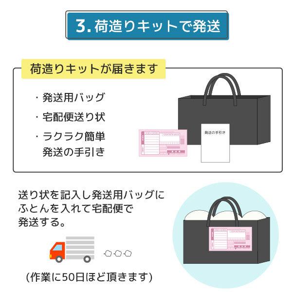 羽毛布団 クリーニング 布団 打ち直し ダブル シングル ダブルからシングル 羽毛布団 リフォーム 布団クリーニング 羽毛リフォーム スタンダードコース |  | 05