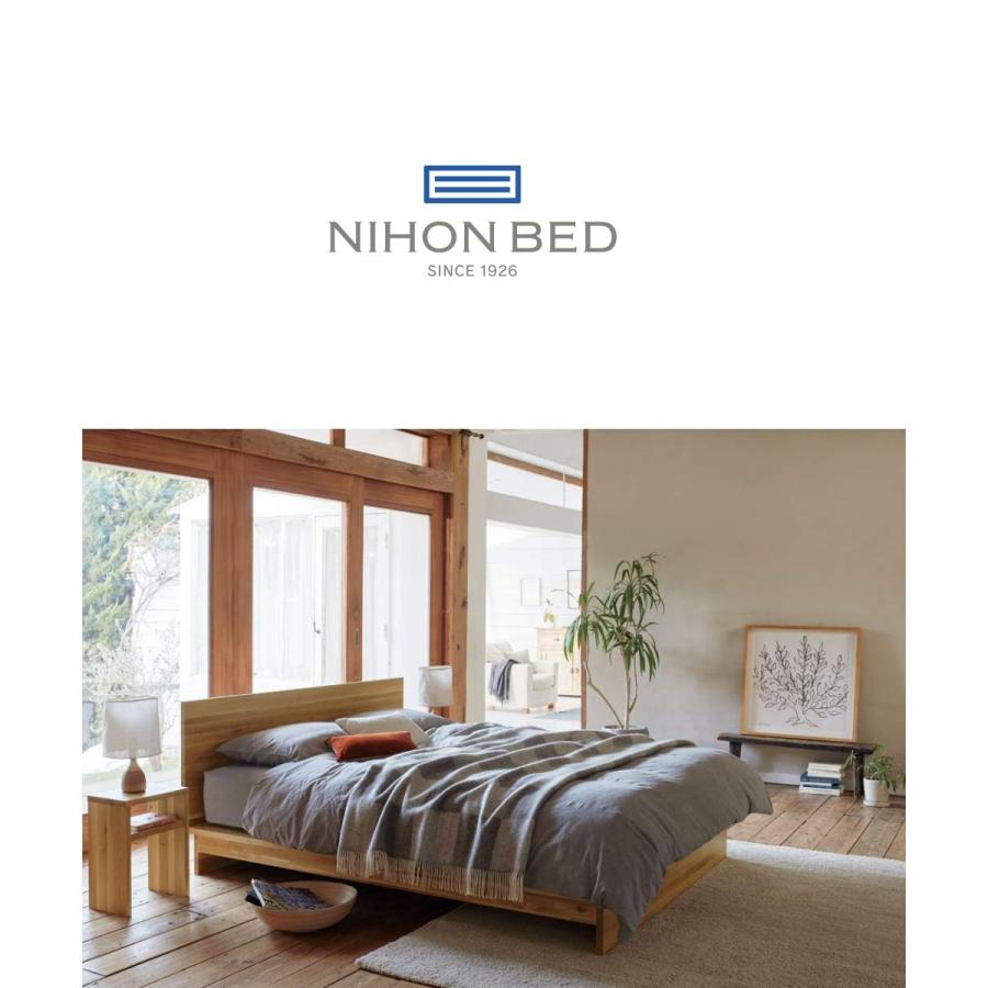 日本ベッド　HILLCREST　ヒルクレスト　ローベッド　クイーンサイズ　幅170×203×23cm　必須（在庫確認）｜shingu-yumenozikan｜04