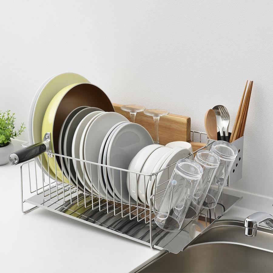 Sumahapi ステンレス 水切りラック 大容量 日本製 水切りかご 水切り