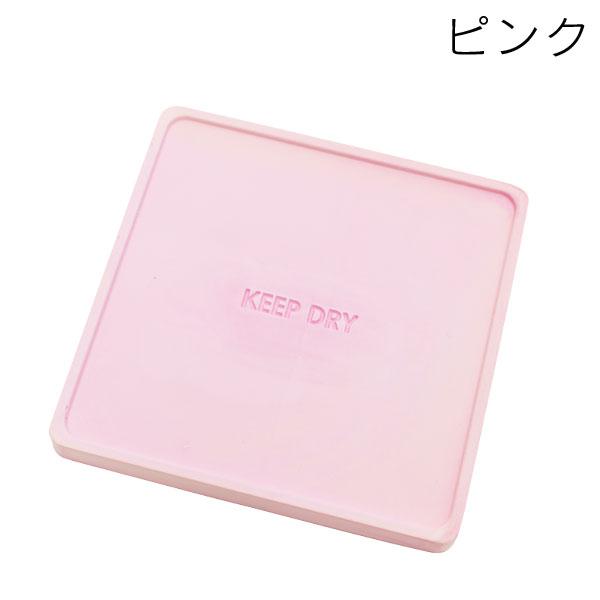 珪藻土バスマット コースター　7枚セット　ピンク 珪藻土 コースター 吸水 おしゃれ 吸収 【送料無料】 メール便 水滴