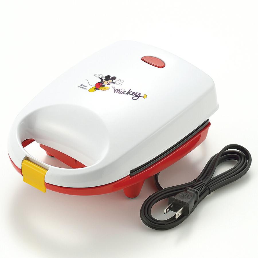 ミッキーマウス ワッフルメーカー MM-211 ディズニー キャラクター 家電 グッズ トースター 食パン おやつ 軽食 ランチ 焼き型 |  | 04