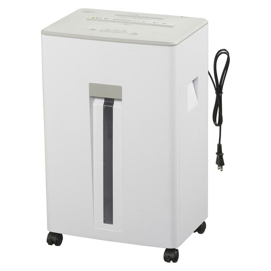 大容量 マイクロカット シュレッダー 20リットル A4最大8枚 作動音50dB