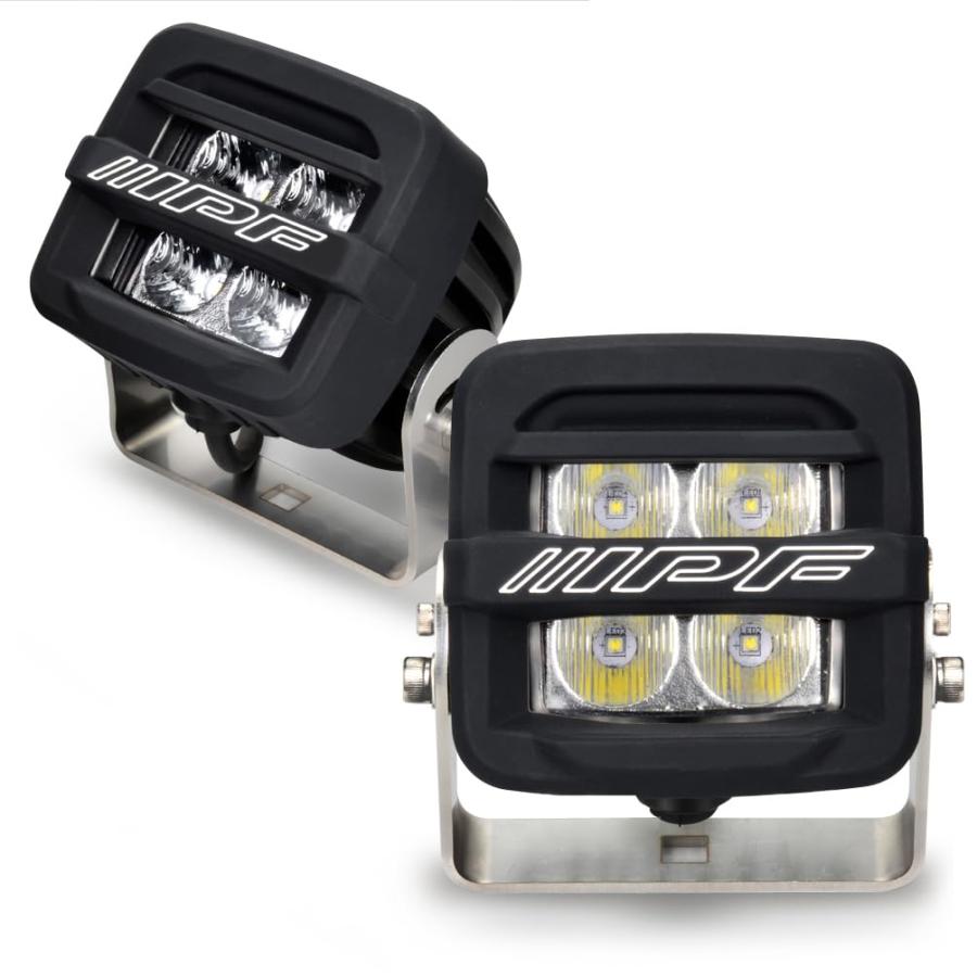IPF フォグランプ　LED 2インチ角形 IPF フォグランプ LED 2インチ 角型 2200lm(27,000cd) 6000K