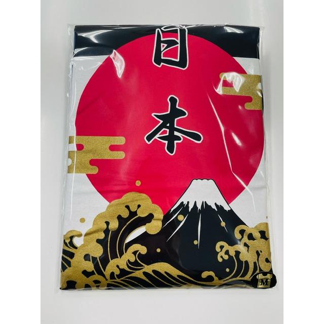 Tシャツ 日の丸富士山（黒色）和柄 和風 日本 NIPPON にっぽん
