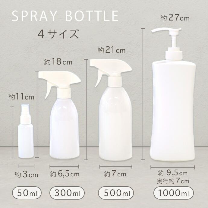 １０本組】スプレーボトル 500ml 詰替用ボトル 詰替え容器 空ボトル