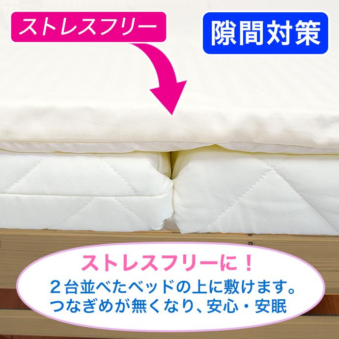 日本製 マットレス キング 180×200cm 3層構造 エアープレス 高