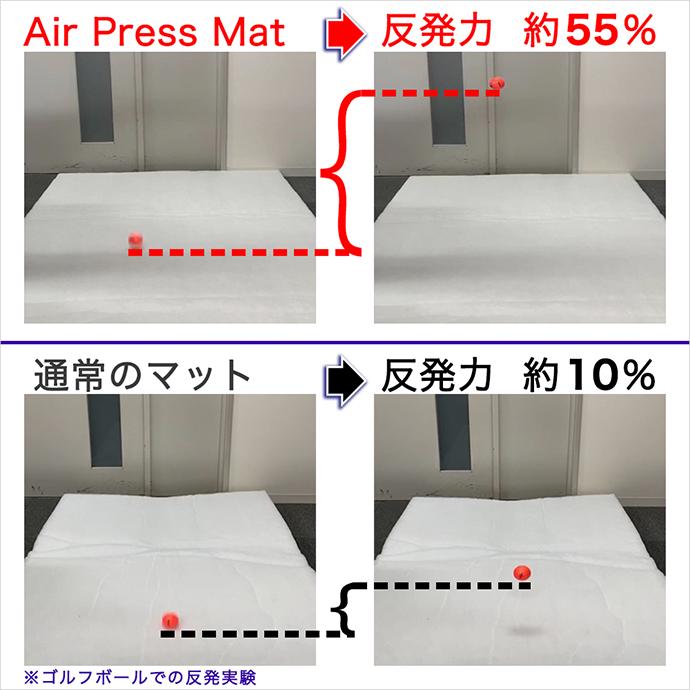 マットレス ワイドキング ２４０×２００ｃｍ 高反発 3層構造 エアープレス MA マット 固め 硬め 快眠 ストレスフリー 日本製｜shinihonchokuhanex｜07