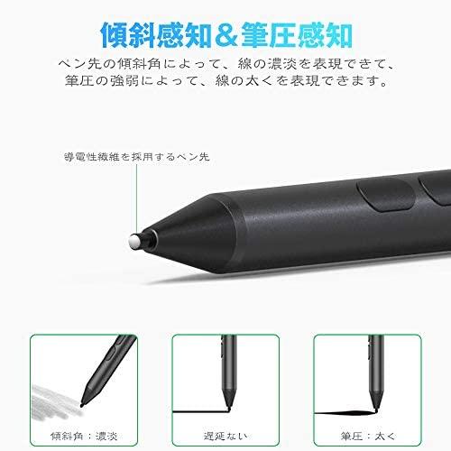 Penoval Surface用 ペン サーフェス対応 タッチペン スタイラスペン マイクロソフト認証 最大4096筆圧感知 消しゴム 右クリック機能 Myk Uag25v2ja Shining雅 通販 Yahoo ショッピング