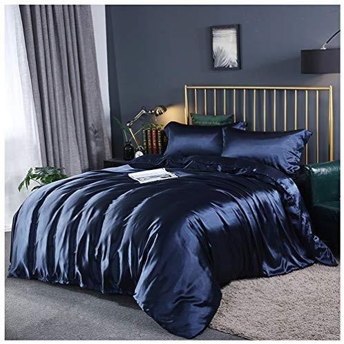 登場 富の象徴 光沢布団カバーゼミダブル4点派手な緞子ダブル寝具セット 肌触り最高 シーツ カバー News Elegantsite Gr