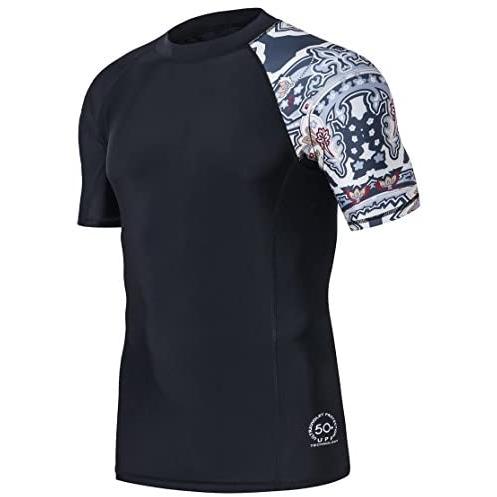 Hugesportsラッシュガード 半袖 メンズ Upf50 Uvカット加工済 Split 2xl Myk Ujl06v0jh Shining雅 通販 Yahoo ショッピング