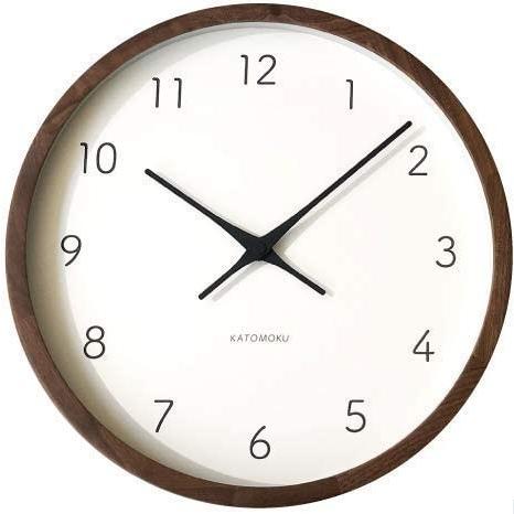 【在庫あり】 最大46%OFFクーポン Shining雅KATOMOKU muku round wall clock 7 ウォールナット 電波時計 連続秒針 km-93RC φ306mm ナチュラル universaltechnologiesafrica.com universaltechnologiesafrica.com