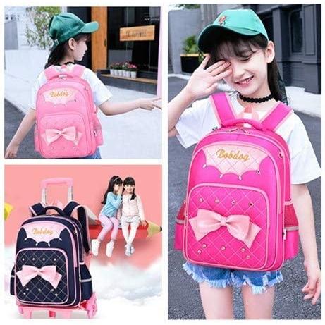 人気ブランド Bansusu かわいい 子供用 キャリーケース リュックのセット 2way ダークブルー 美しい Www Muslimaidusa Org