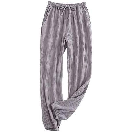 Lasher パジャマパンツ レディース ボトムス ルームウェア 二重ガーゼ リラックス ルームパンツ 暖か 部屋着 グレー 長ズボン L Myk Unv08h4ih Shining雅 通販 Yahoo ショッピング