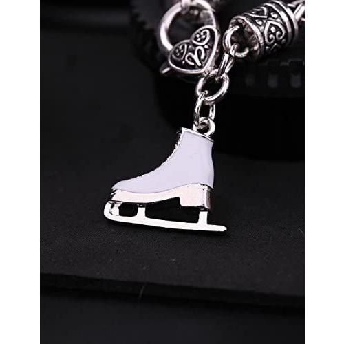 3dターコイズクリスタルアイススケートフィギュアスケートチャームブレスレットバングルのガールズファッションジュエリー ブルー Myk Unv28t3gh Shining雅 通販 Yahoo ショッピング