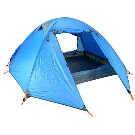 Azarxis テント ツーリングテント ソロテント 二重層 前室 軽量 防風 防雨 1 2 3 人用 3シーズン ブルー 3人用 2人 Myk Usp15i1eb Shining雅 通販 Yahoo ショッピング