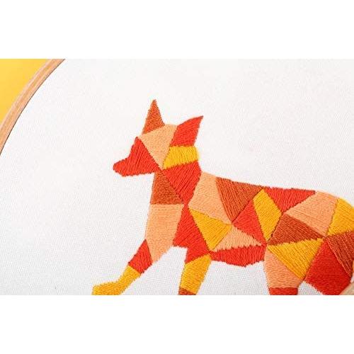 2刺繍スターターキット パターンと英語の指示とプラスチック製の刺繍キット 馬とキツネ Myk Vfb01n1df10025 Shining雅 通販 Yahoo ショッピング