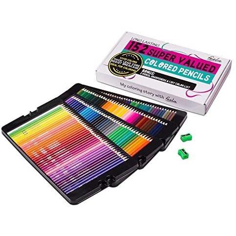 21人気no 1の Feela 色鉛筆 油性 152色セット カラーペン メタリック色 大人の塗り絵 鉛筆削り付き スケッチ イラスト マンガ 美術 152色 Materialworldblog Com