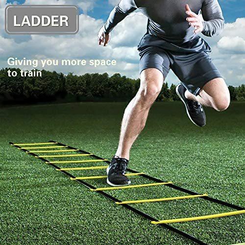 Jempet スピードアジリティトレーニングキット サッカー練習道具 運動技能のために 敏捷性 With Bands Myk Vjl08v4eh Shining雅 通販 Yahoo ショッピング