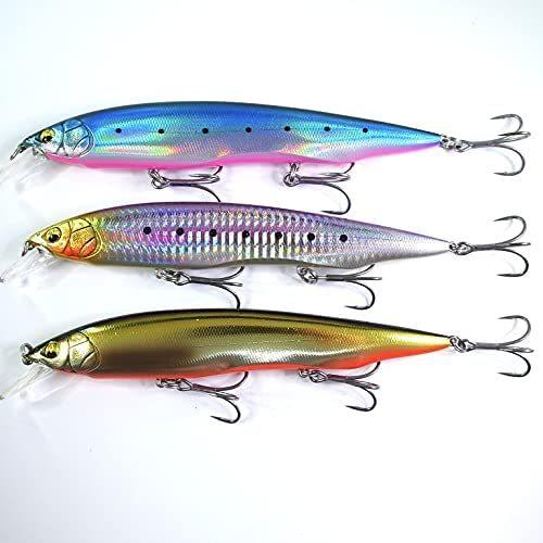 Momoルアー モモルアー シーバス ルアー フラットサイドビッグミノー アユ 鮎 160mm スローシンキングsw仕様 3個アソート01 Myk Vnv05i4he Shining雅 通販 Yahoo ショッピング