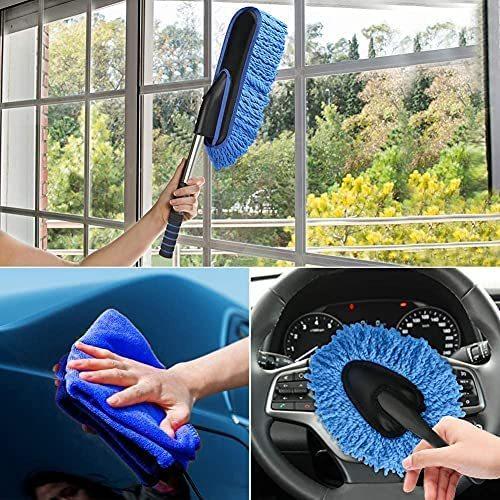 Achort洗車工具 洗車用品 洗車セット3点 洗車モップ 2 洗車タオル 洗車ツール 車掃除道具 洗浄工具用 伸縮式 乾湿両用可 ほこり取り Myk Vnv18t4hj Shining雅 通販 Yahoo ショッピング