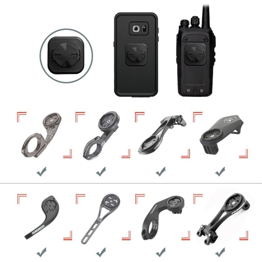 LOYELEY 自転車スマホホルダー アダプター スマートフォンホルダー 1個