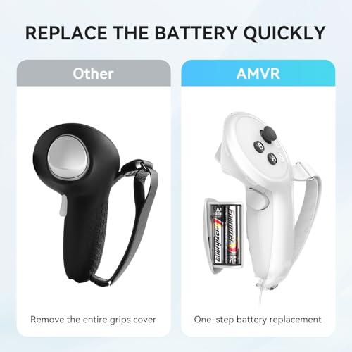 AMVR Pico 4 Ultra専用グリップカバー コントローラーグリップ
