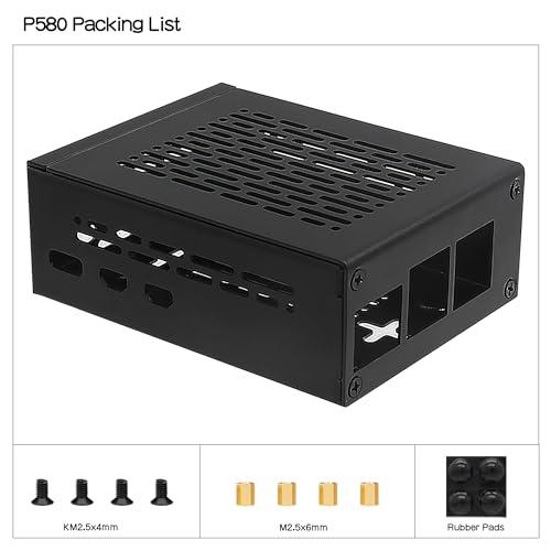 Geekworm 金属ケースP580、 Raspberry Pi 5とX1002ボードのみ適用