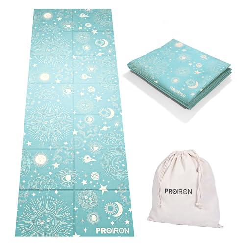 PROIRON ヨガマット 折りたたみ 折畳み ストレッチマット 折り畳みヨガマット コンパクト トラベルヨガマット トレーニングマット 折り