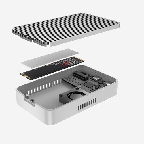 Thunderbolt 5 80Gbps M.2 NVMe SSDエンクロージャ Thunderbolt 5 80Gbps M.2 NVMe SSDエンクロージャ、USB4 v2.0