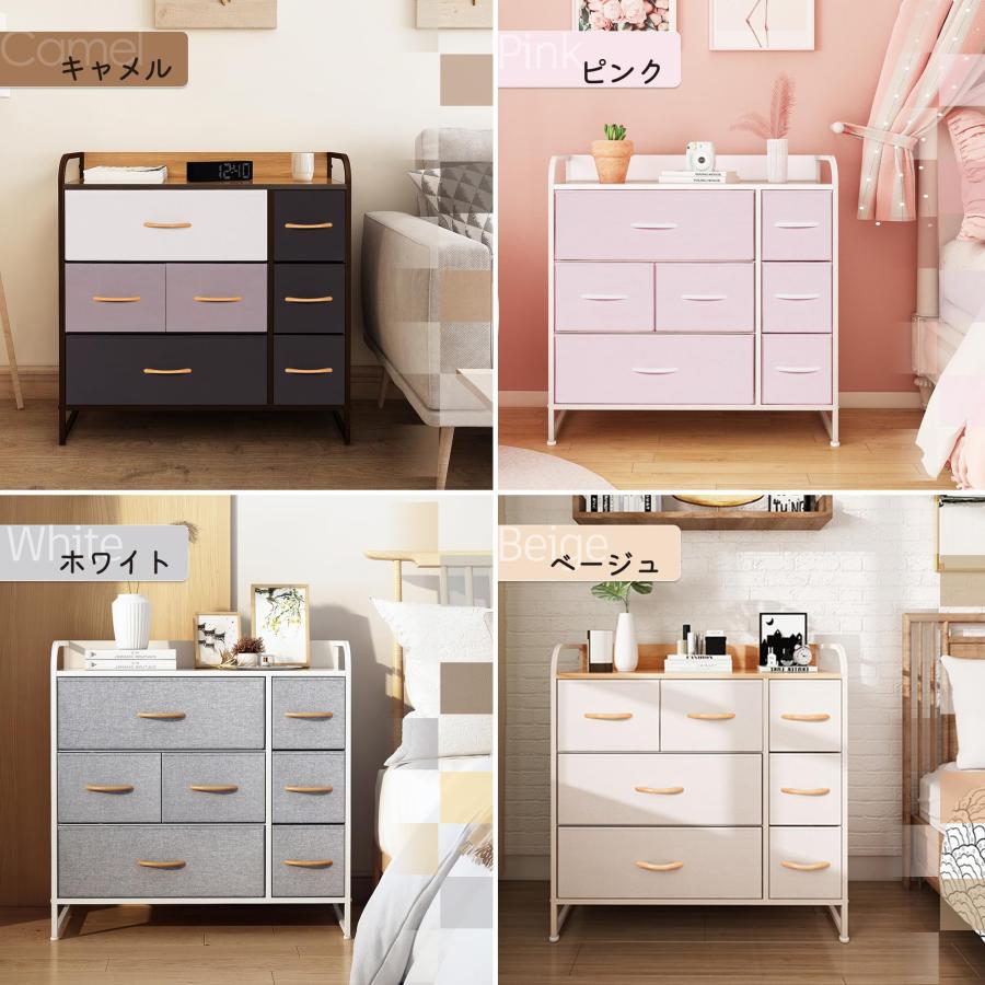 LYNCOHOME 収納 チェスト タンス 布製 引き出し オシャレ 洋服収納