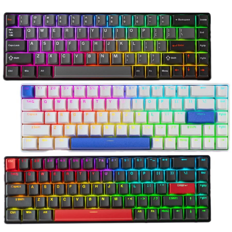 DrunkDeer G65 ラピッドトリガーキーボード カスタムキーキャップ DrunkDeer G65 ラピッドトリガー メカニカルキーボード 磁気スイッチ